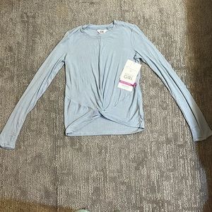 Athletes Girl Light Blue Long Sleeve Shirt